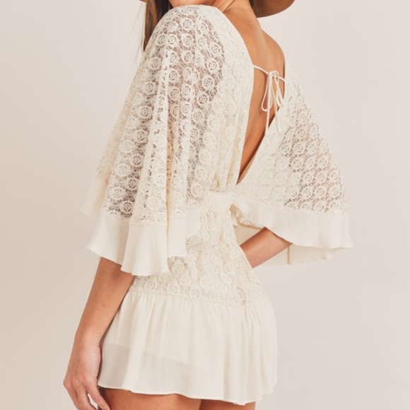 Bohemian Stye Laced Romper - Picture 7 of 7